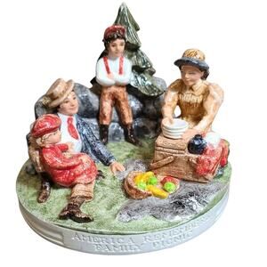 Vintage Sebastian Miniatures Family Picnic SML380 (3) 1980